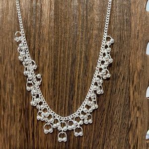 3/$18 Hannah Silver Necklace- New - Lot 393